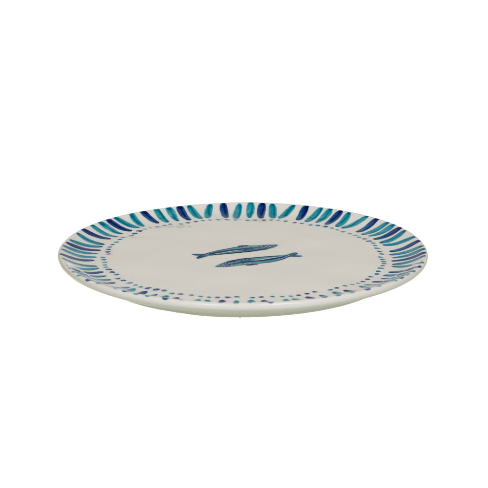 Grand plat rond Kyanos 31 cm Table passion - Mathon - 2