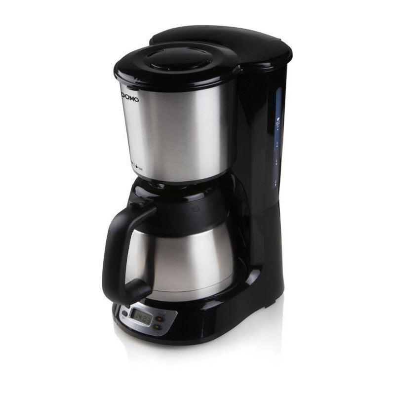Cafetiere Filtre - Domo - Do709k - 1000 W - 1 L - 8 Tasses - Ecran Lcd - Minuteur 24 H - Acier Inoxydable Domo - Mathon - 5