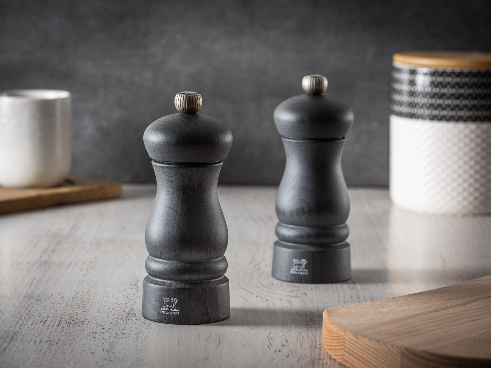 Clermont Duo de moulins à poivre et à sel graphite 13 cm Clermont Peugeot - Mathon - 2