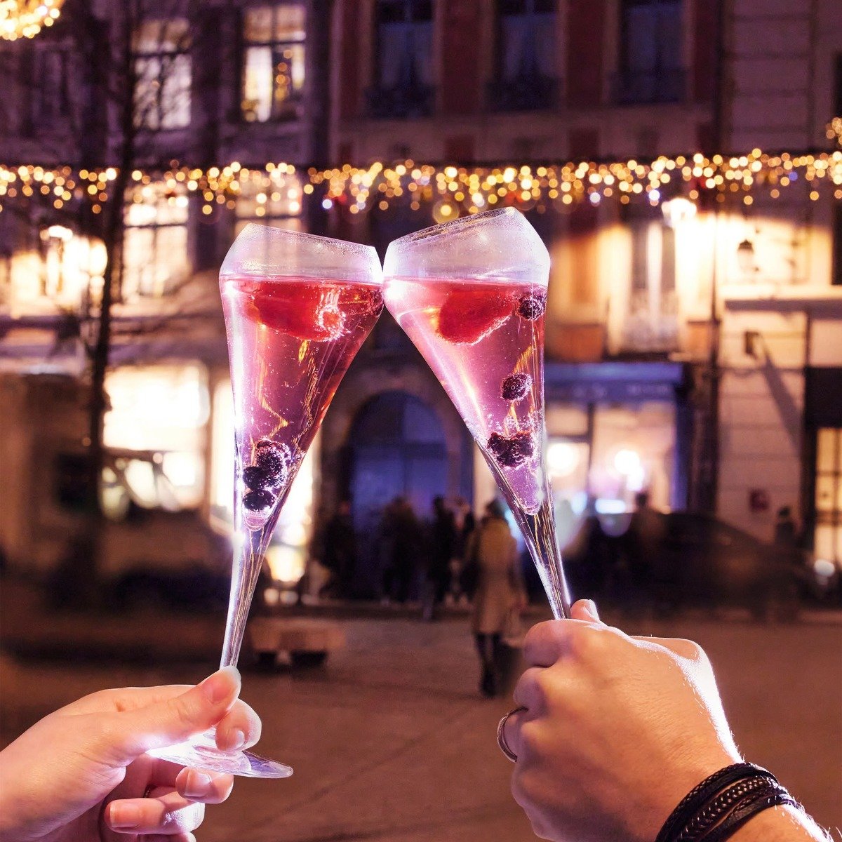 6 flûtes à Champagne Open