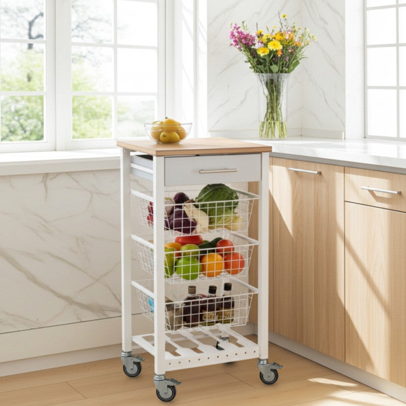 Chariot de cuisine onda effet latté Don Hierro - Mathon - 8