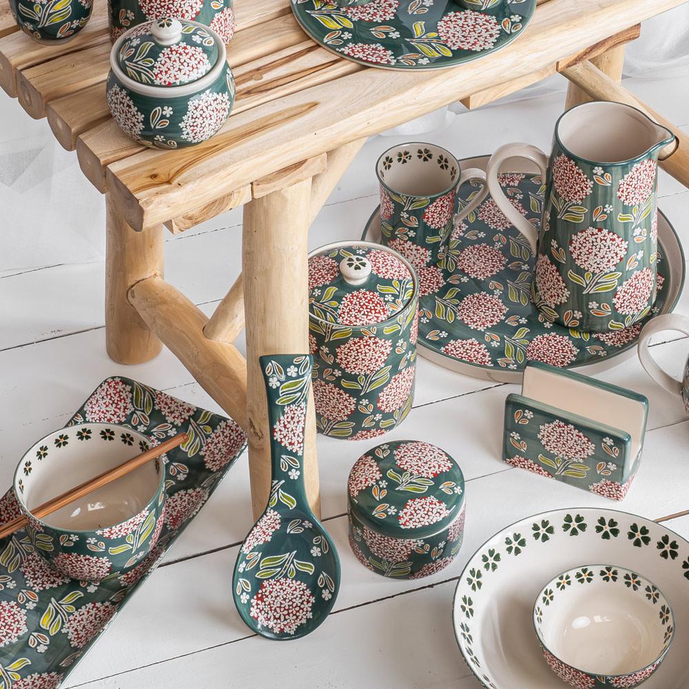 Plat à cake 36x16 cm Cottage Table passion - Mathon - 3