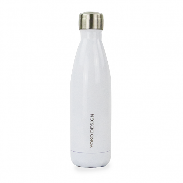 Bouteille isotherme Brillant 500 ml Blanc Yoko® Design - Mathon