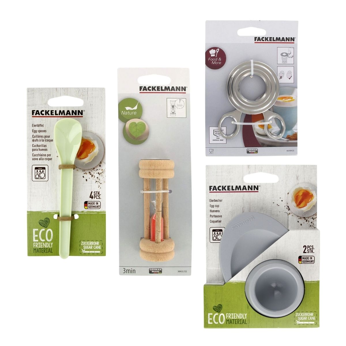 Ensemble de 4 ustensiles de cuisine pour la cuisson des œufs Fackelmann - Mathon - 5