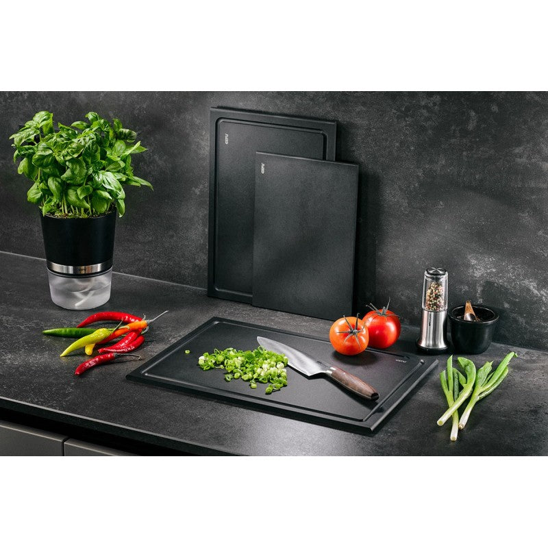 Petite planche à découper en bois composite noir Gefu - Mathon - 3