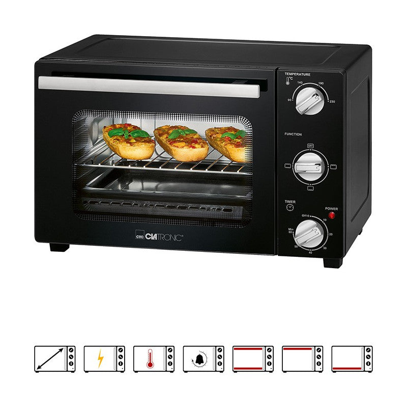 Four multifonction 20L Clatronic MBG 3726 Noir Clatronic - Mathon - 2