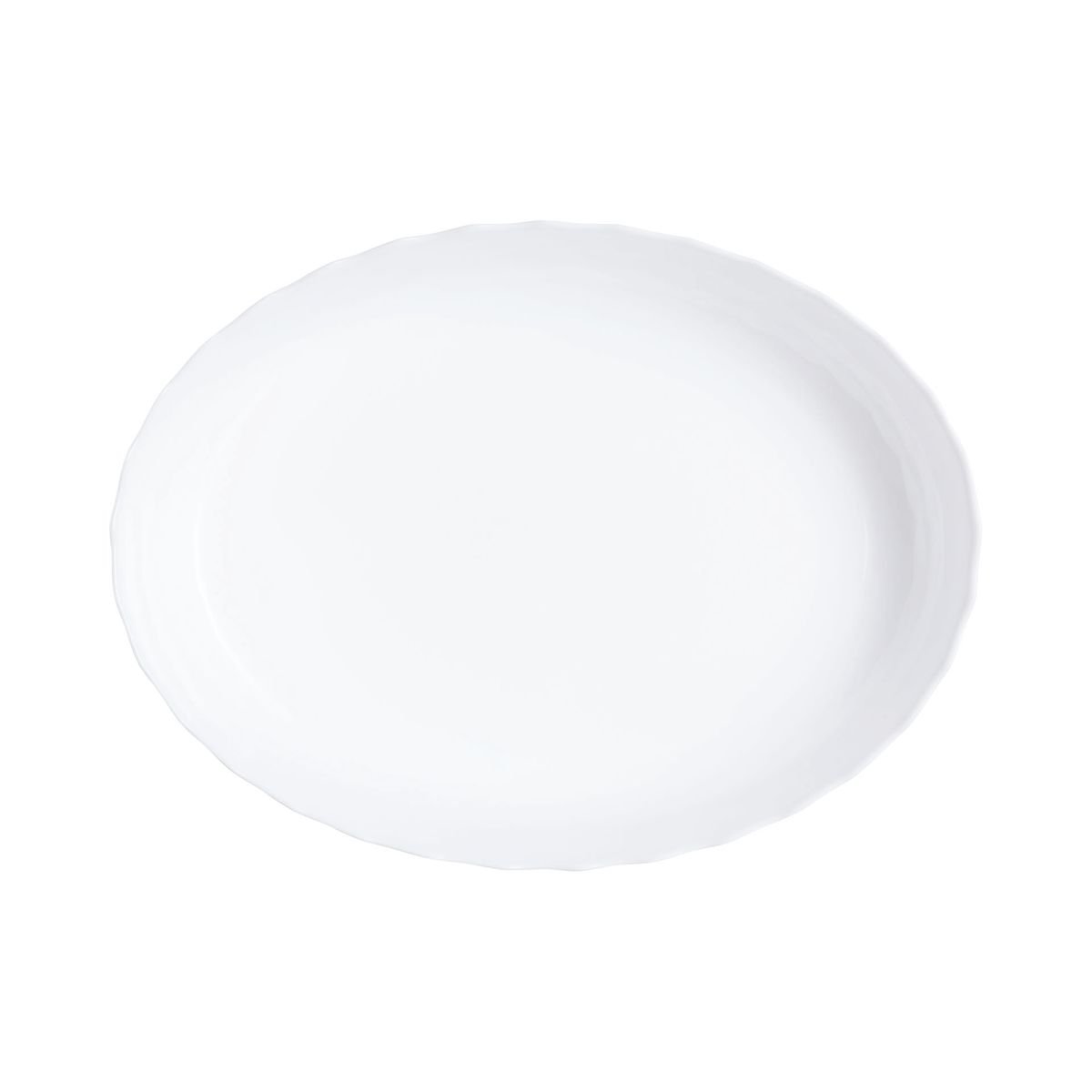 Plat à four ovale blanc 32X24cm Smart Cuisine Trianon 250°C  - Luminarc - Opale culinaire extra léger et résistant Luminarc - Mathon - 2