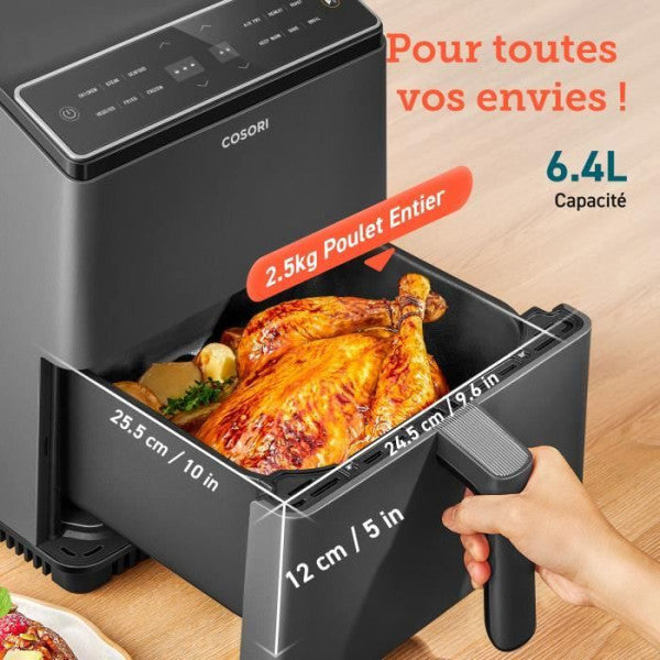 Friteuse   Dual Blaze Chef Edition Kosp0011eun 1700 W Noir Cosori - Mathon - 2