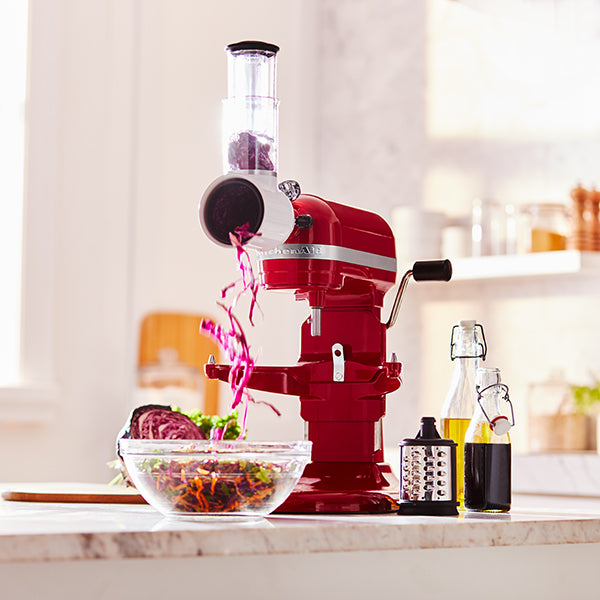 Tranchoir et râpes cylindre 5KSMVSA pour robot Artisan Kitchenaid - Mathon - 3