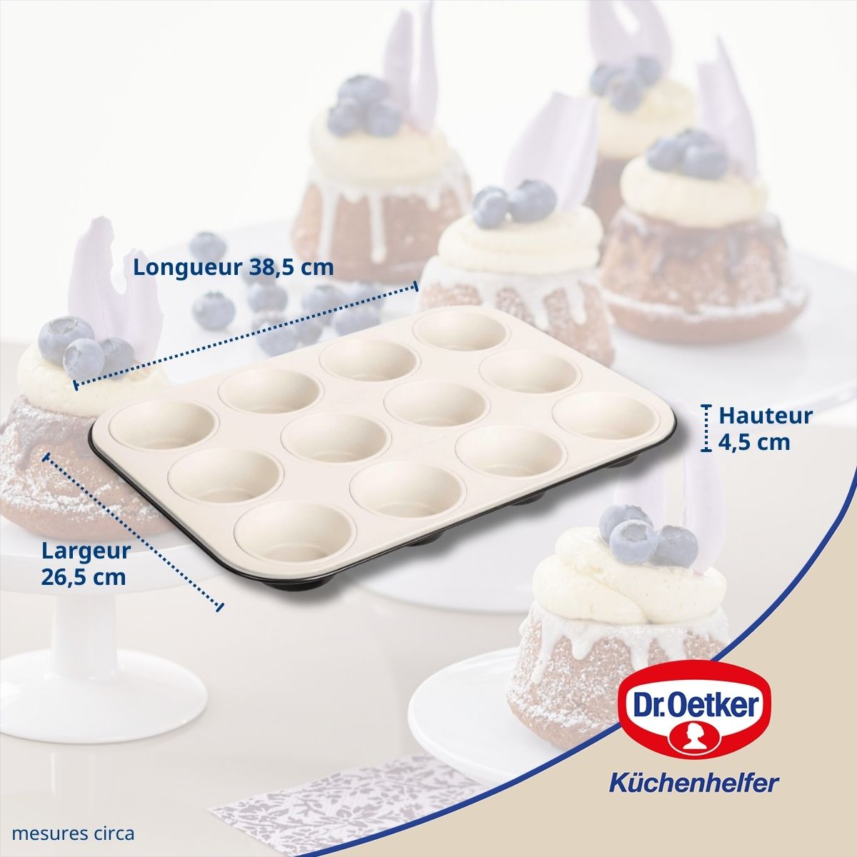 Moule à 12 muffins Dr. Oetker Exclusive Dr. Oetker - Mathon - 4