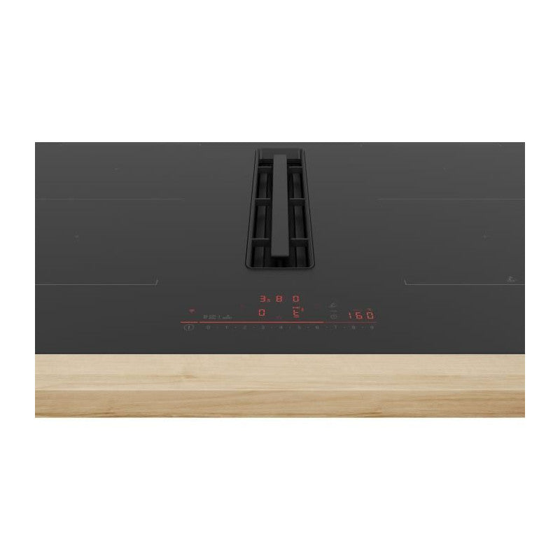 Table Induction Aspirante -   Ser6 - Pvq811h26e Noir - 4-foyers - Home Connect - L802xp522 Mm Bosch - Mathon - 6
