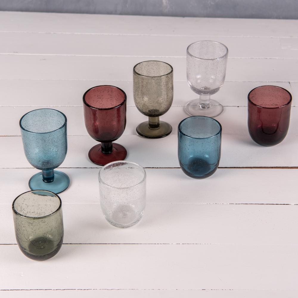 Gobelet 35 cl artisan bullé violet (lot de 6) Table passion - Mathon - 2