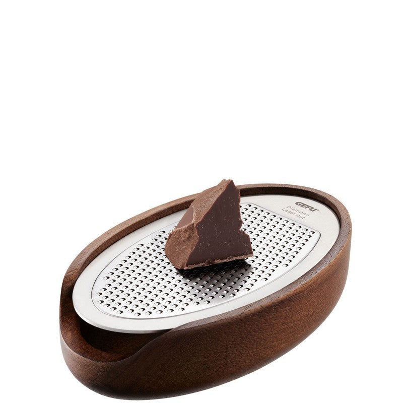 Râpe à parmesan Parmezo en inox et bois d