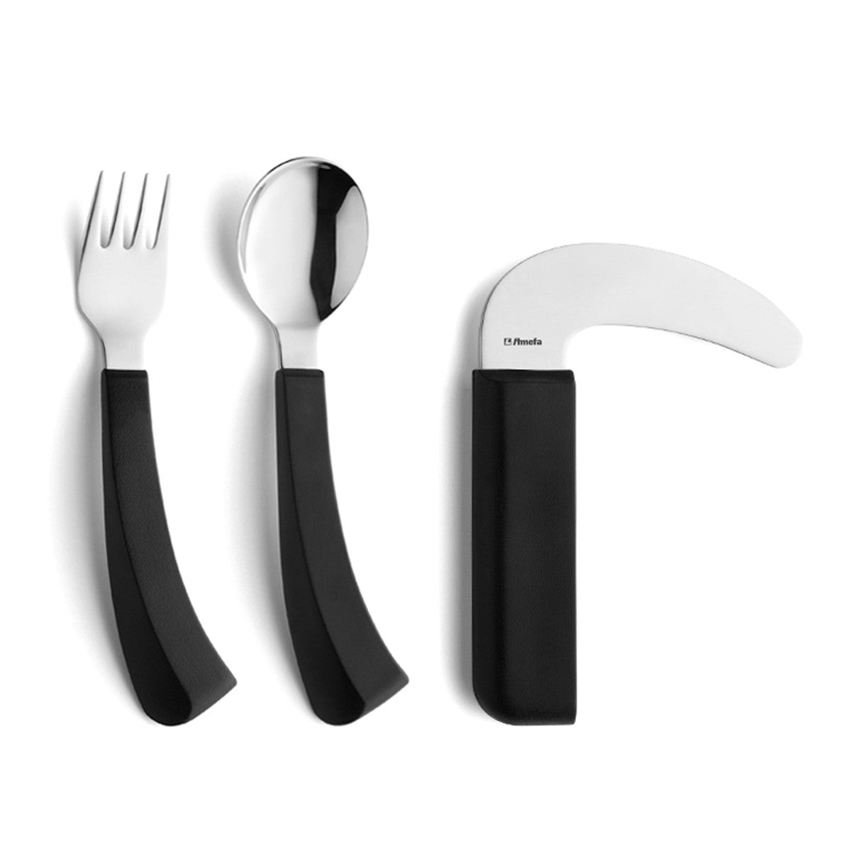 Handicap - Set 3 couverts pour gaucher Amefa - Mathon - 1