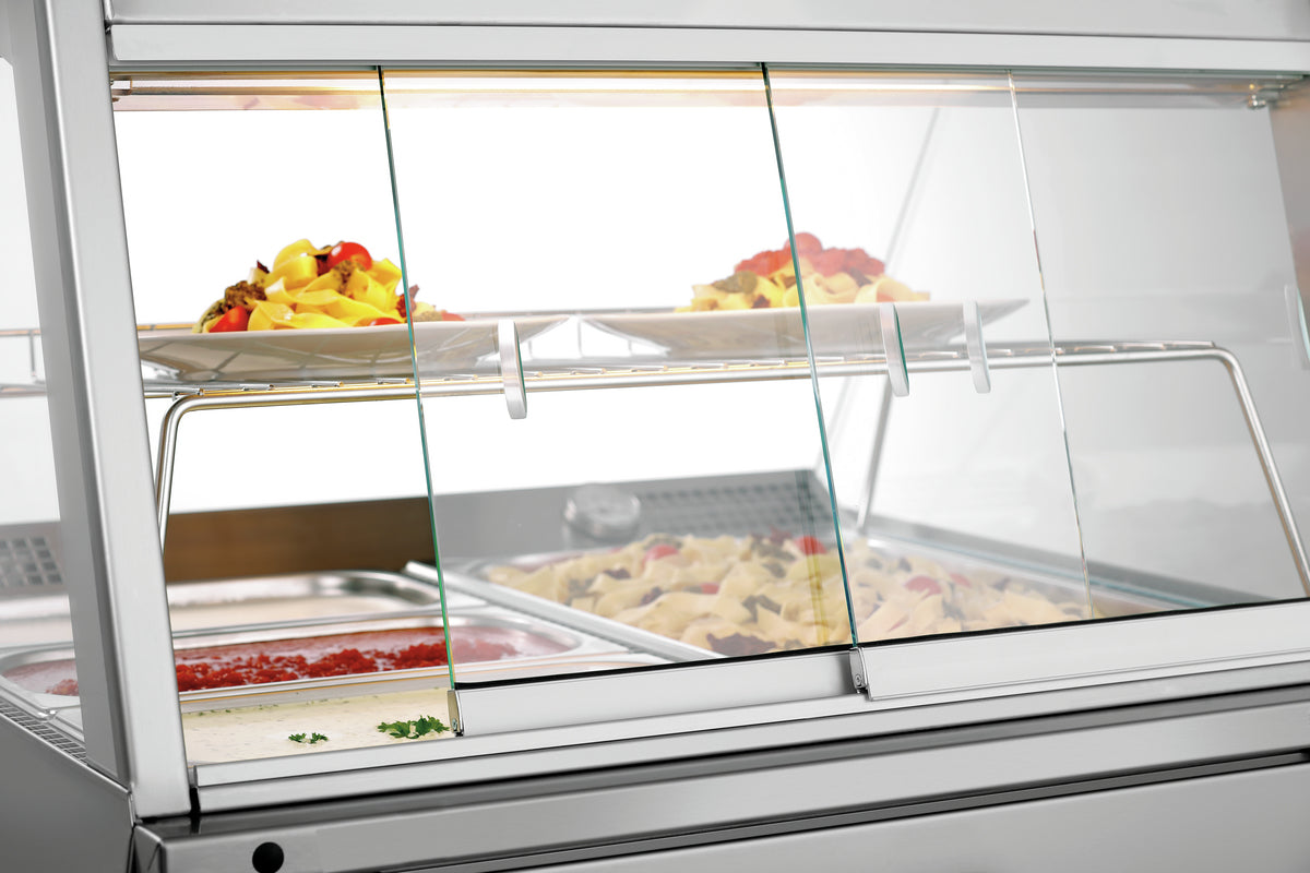 Vitrine chauffante GN2110-R - 2.1 kW - Bartscher - Mathon - 3