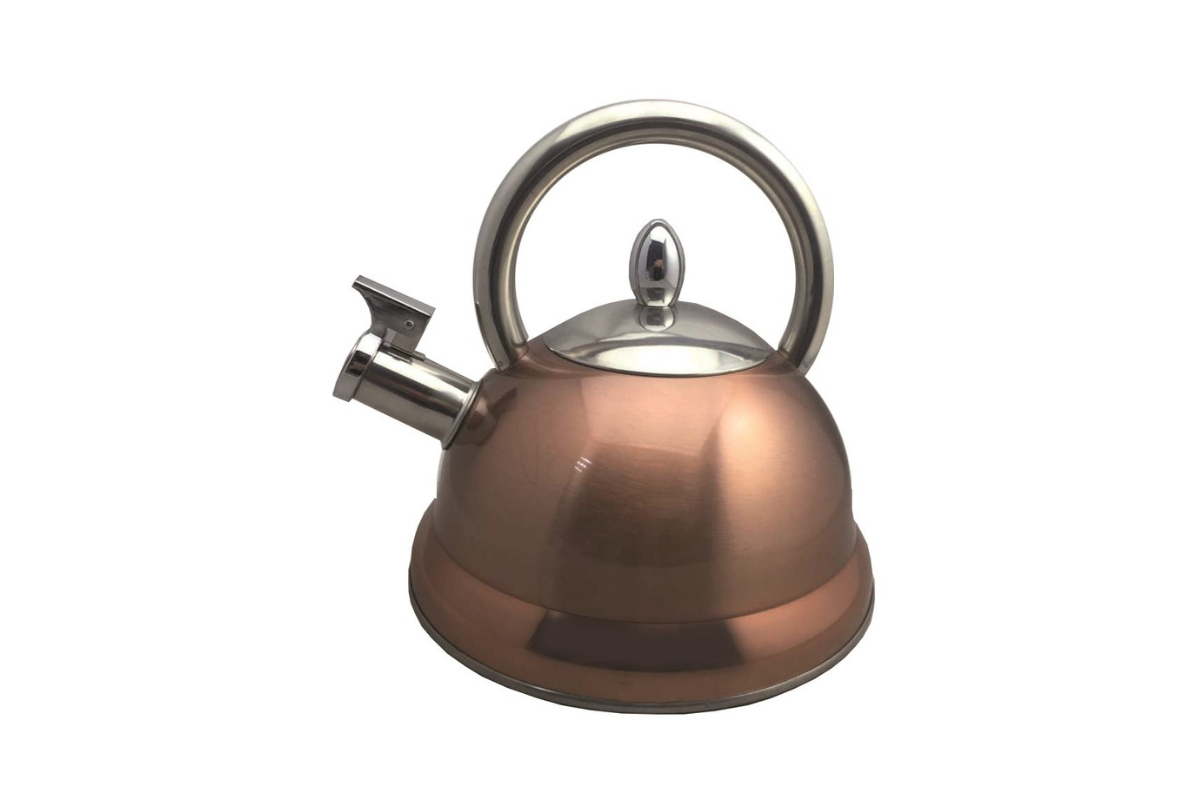 Bouilloire à sifflet cuivré 2,7 litres Baumalu - Mathon - 1