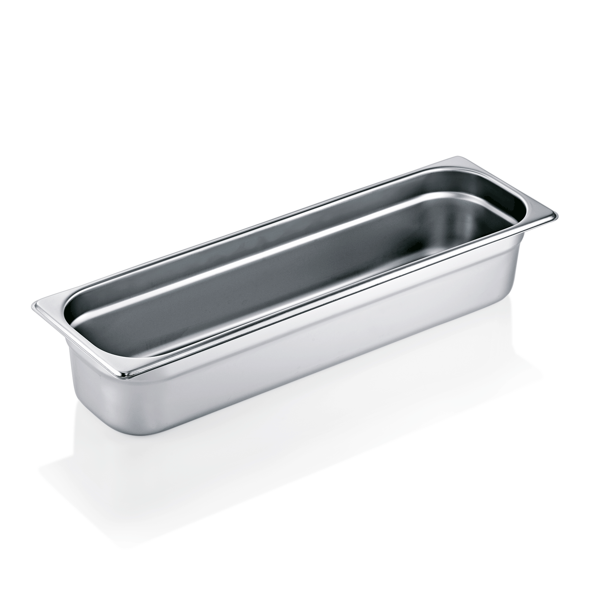 Bac GN 2/4 en Acier Chrome 5,6 L H 100 mm - WAS Germany - Mathon