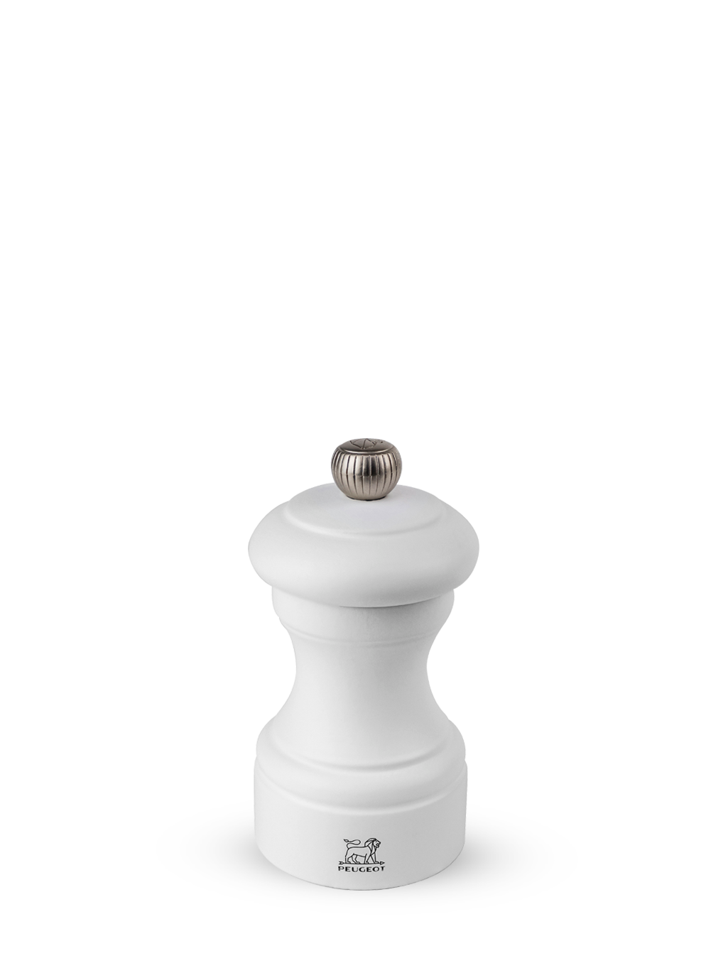 Bistro Moulin à poivre manuel en bois couleur blanc mat 10 cm Peugeot - Mathon - 1