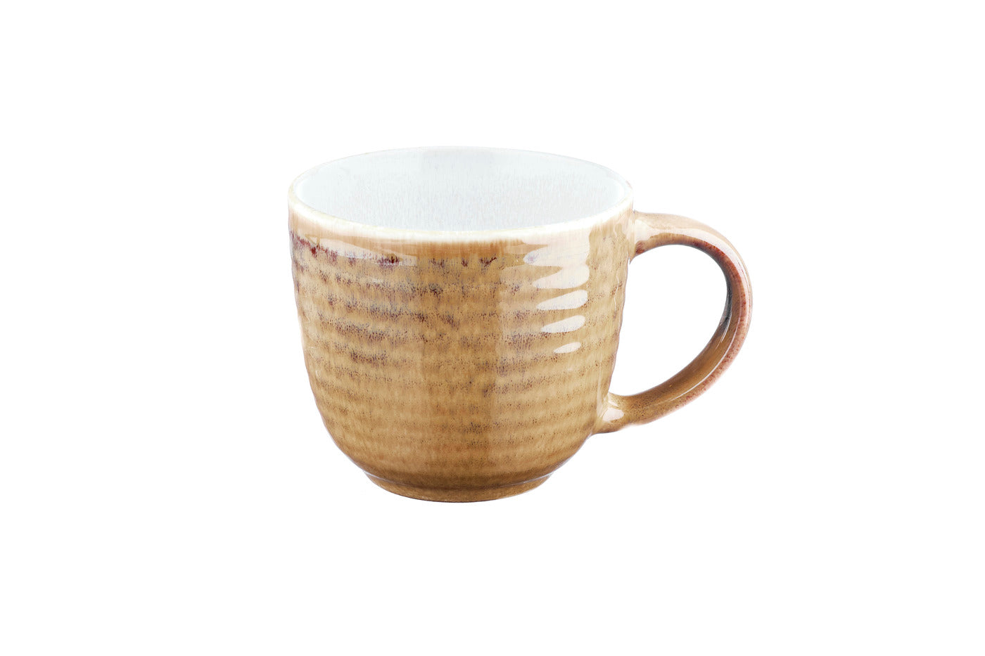 Lot de 6 mugs en grès beige 30cl Björn - Mathon - 4