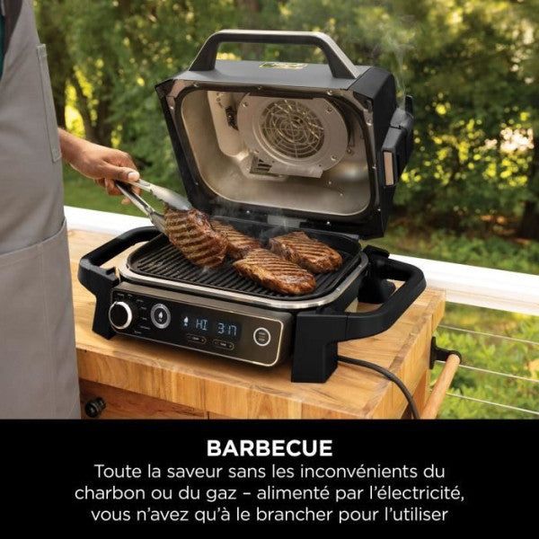 Barbecue Electrique - Grillade  électrique Et Fumoir Ninja - Woodfire Ninja - Mathon - 3