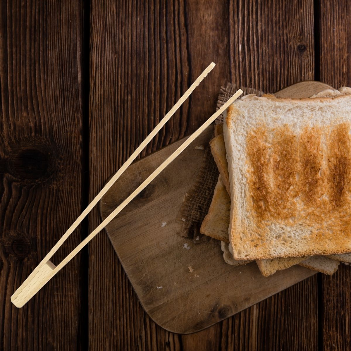 Pince de cuisine en bois 30 cm  Wood Edition Fackelmann - Mathon - 2