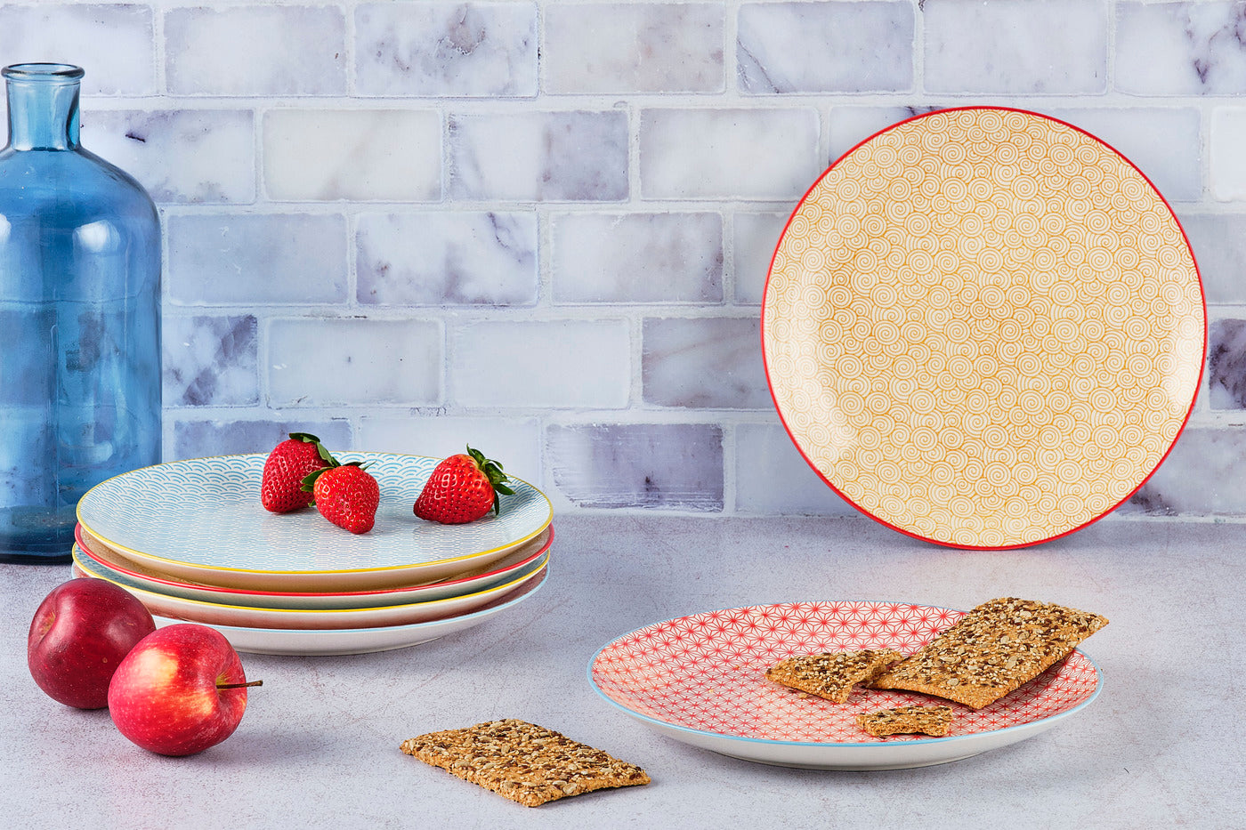 Assiette PATTERN Ø26cm - 6 pièces - Color Björn - Mathon - 2