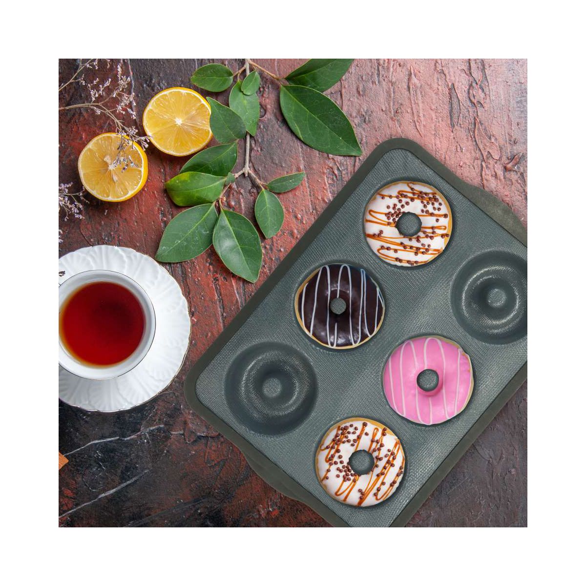 Moule 6 donuts 36 x 26 cm Zenker Silicone fibre de verre Zenker - Mathon - 2