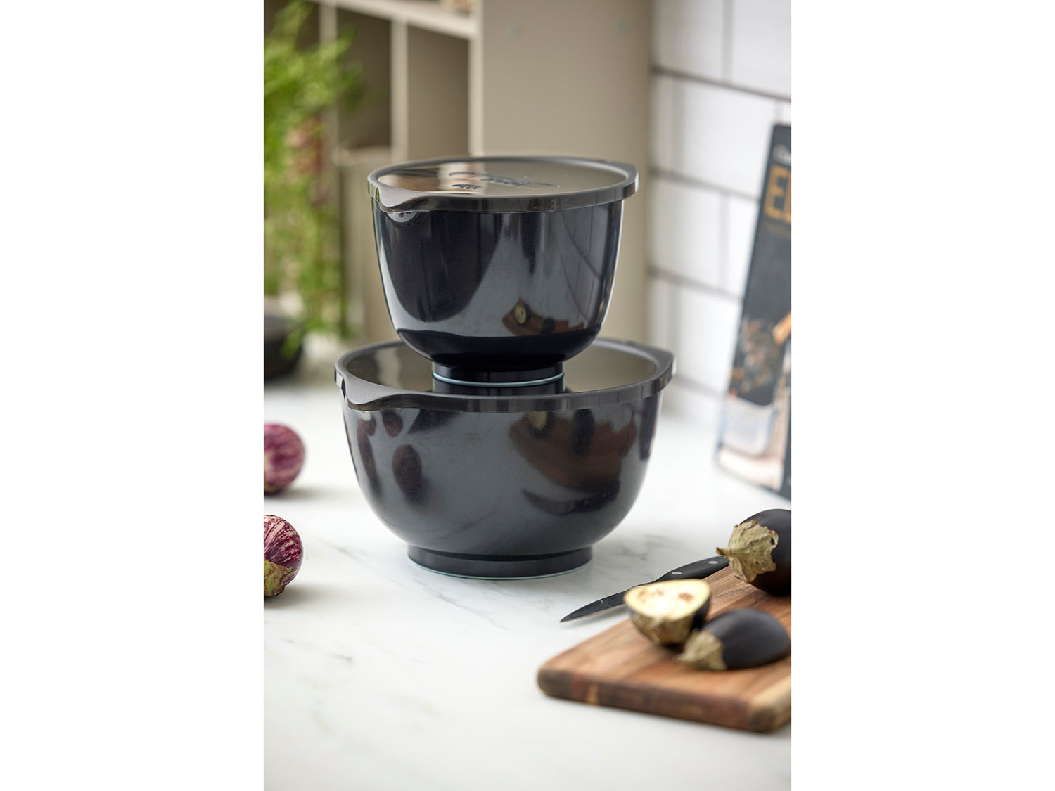 Set de bols 4 pces NEW MARGRETHE en durostima® Noir de carbone Rosti - Mathon - 2