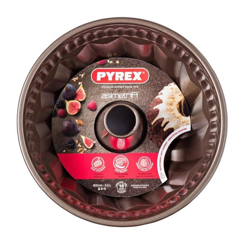 Moule A Kougloff -   - 1452019 - En Métal - Antiadhésif - 22 Cm Pyrex - Mathon - 1