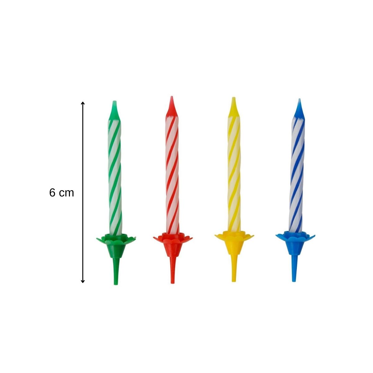 2 Lots de chacun 24 bougies d