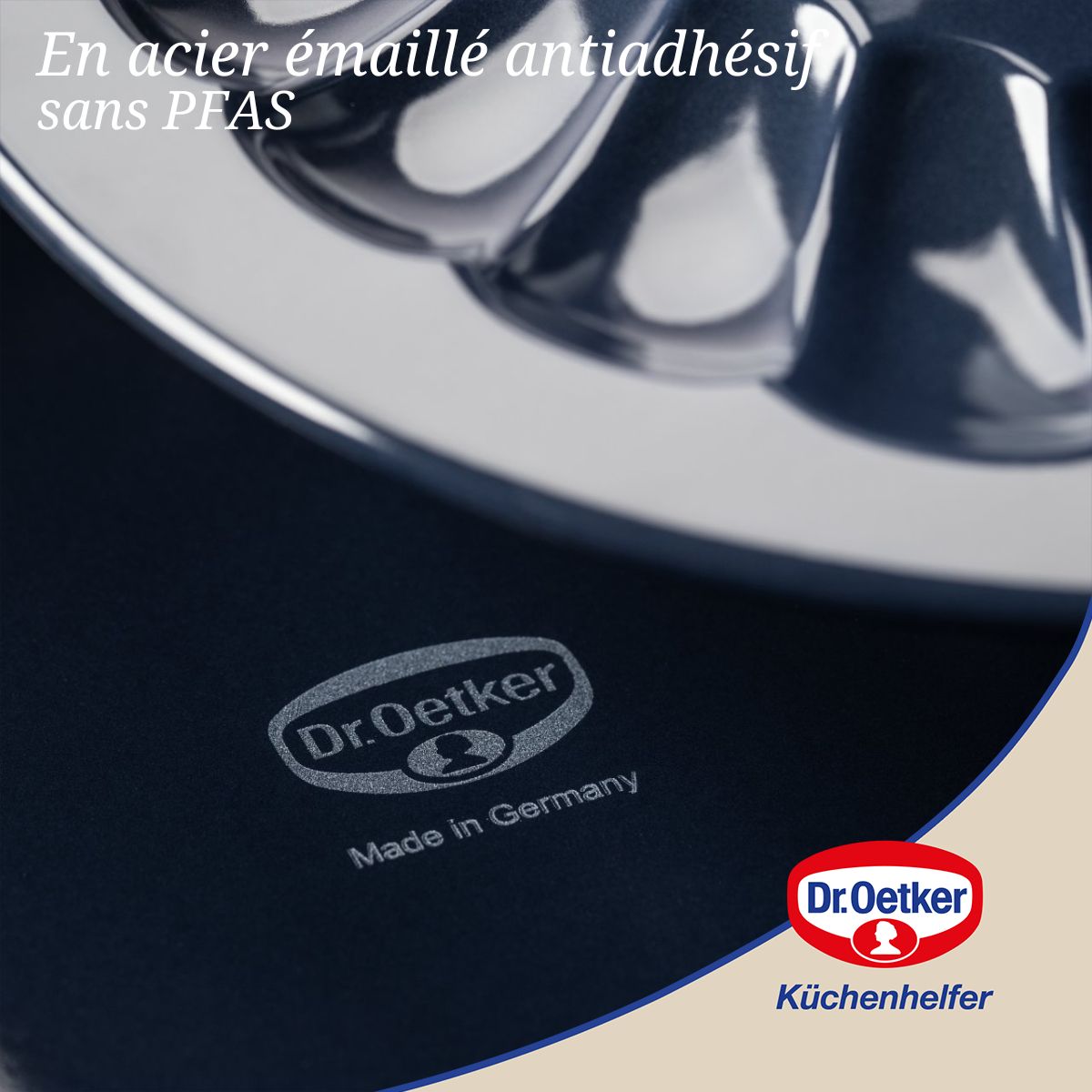 Ensemble de 2 Moules à manqué et savarin double fond 28 cm Dr. Oetker Back Liebe Dr. Oetker - Mathon - 5