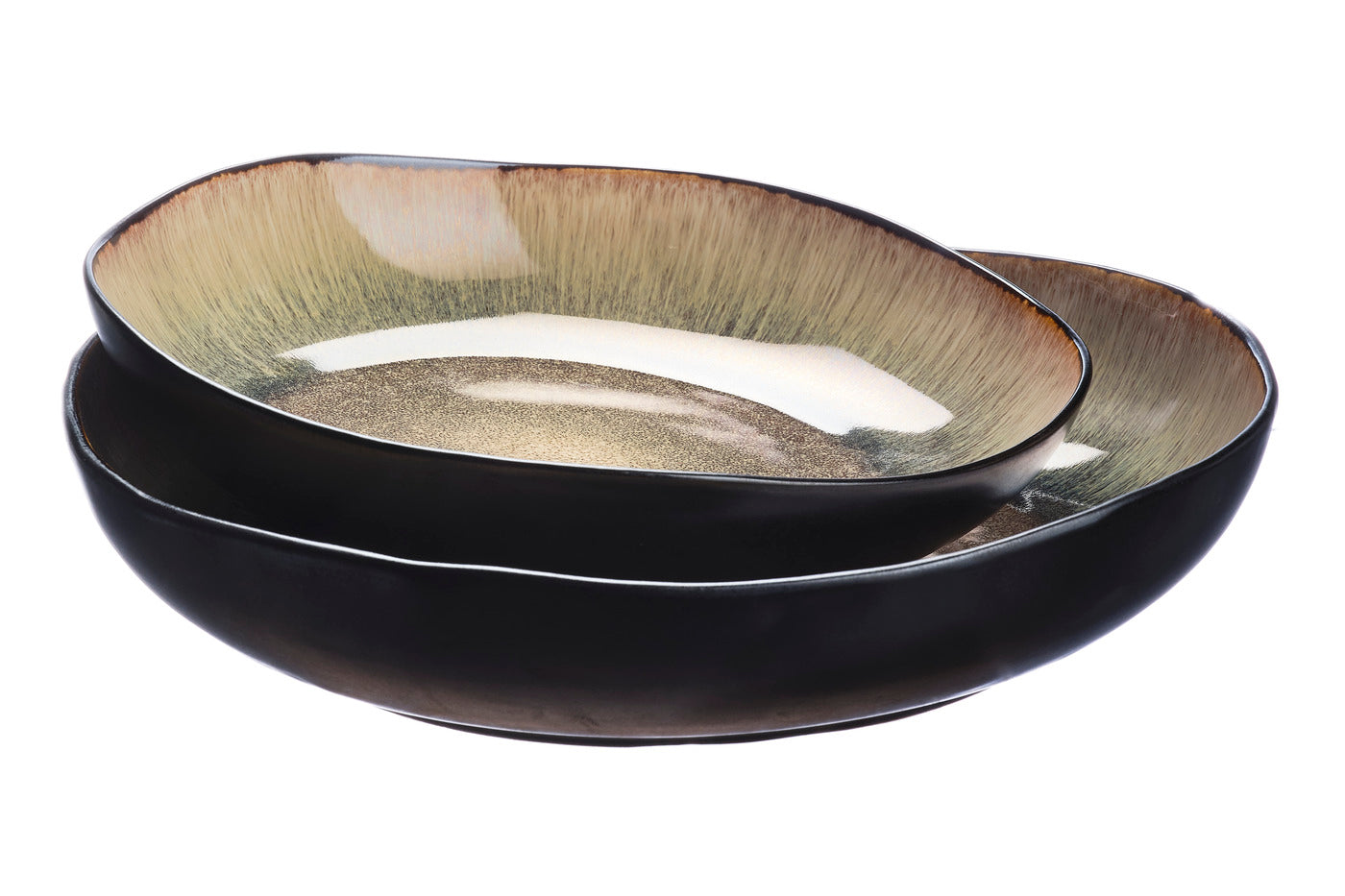 Corbeille à fruits IRIS Ø27,5cm et Ø32,5cm - 2 pièces - Marron sauvage Björn - Mathon - 3