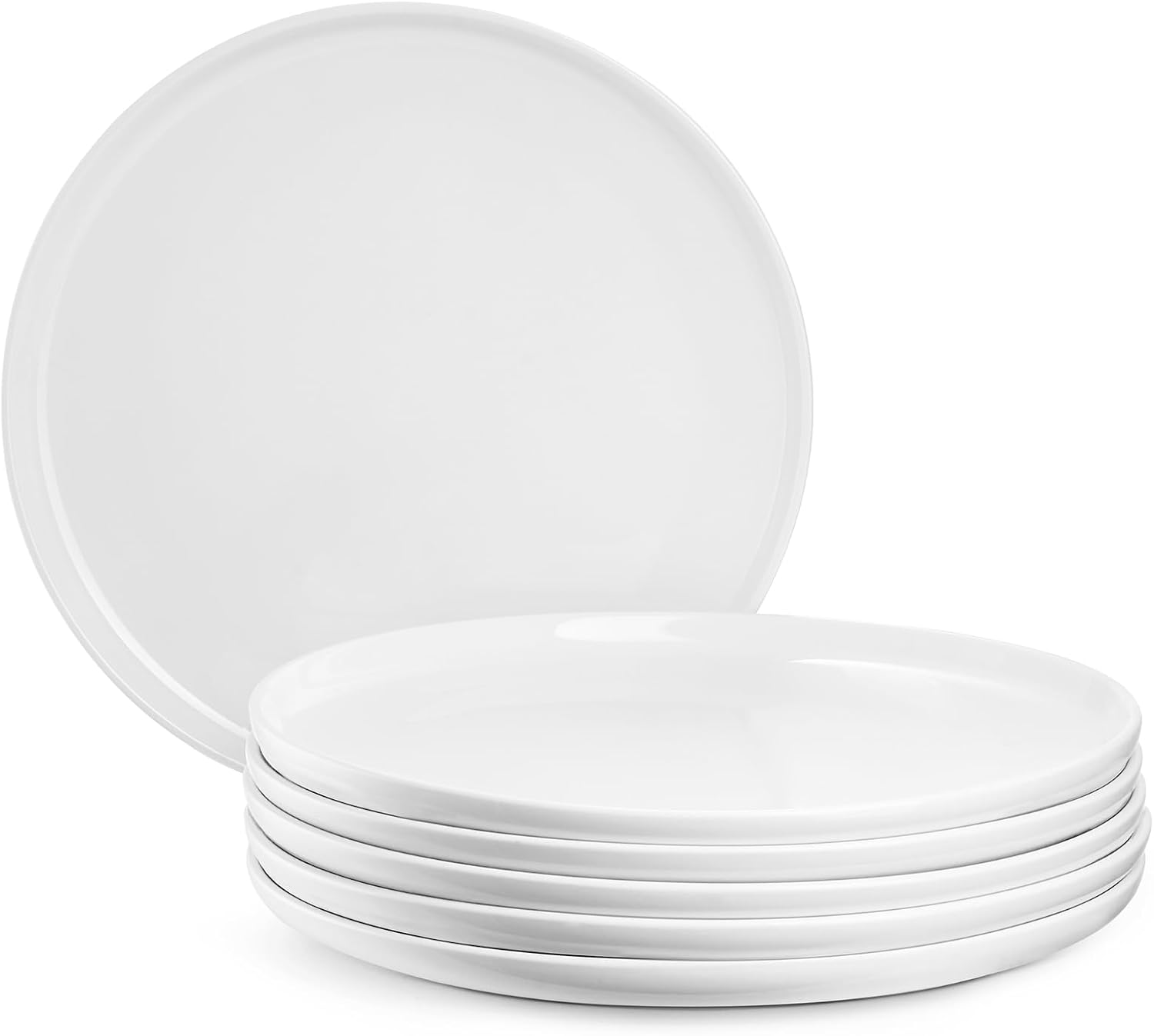 Assiettes blanches peu profondes 27 cm – lot de 6 Vendos85 - Mathon