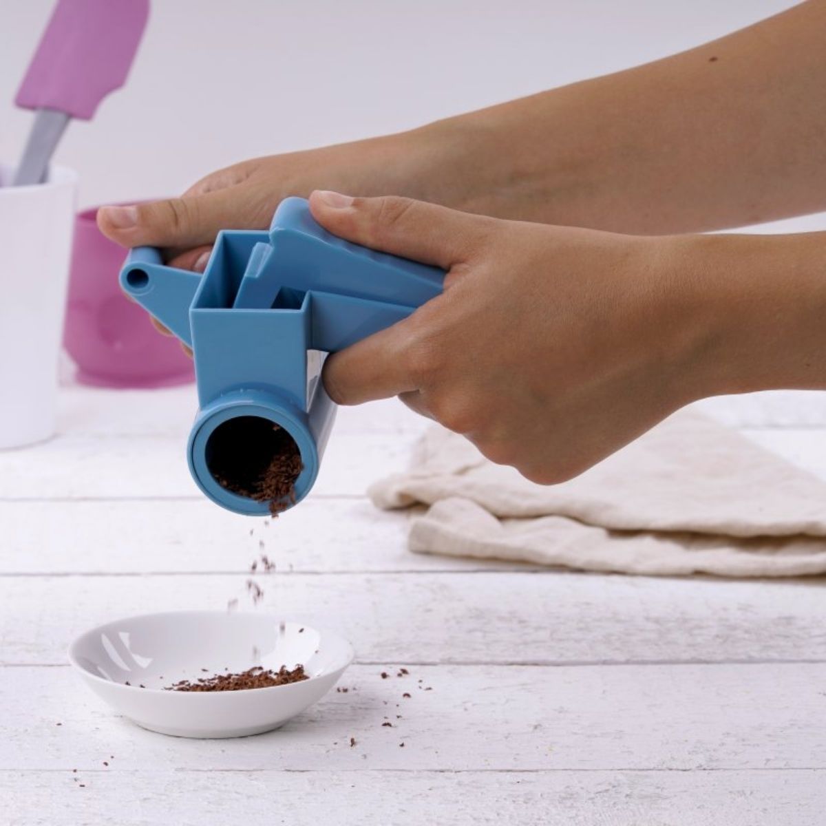 Ensemble de 2 Mini moulins râpes pour chocolat Zenker Sweet Sensation Zenker - Mathon - 2