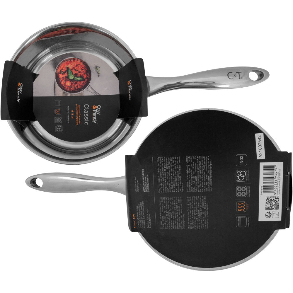 Casserole - Cosy & Trendy - Classic - Acier Inoxydable - ø18 Cm - 2,29 L - Tous Feux Dont Induction Cosy & Trendy - Mathon - 4