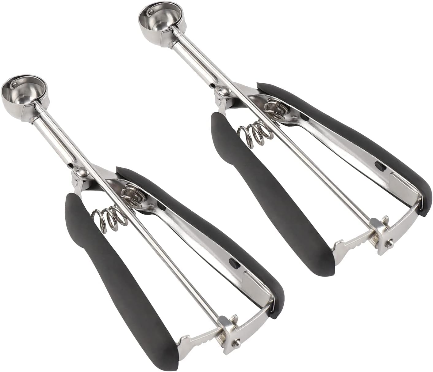 Lot de 2 cuillères à biscuits inox – 25 mm & 30 mm Vendos85 - Mathon