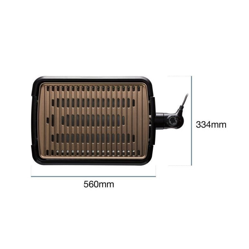 George Foreman 25850-56 Barbecue Grill Sans Fumee Interieur Exterieur, Plaques Amovibles George Foreman - Mathon - 2