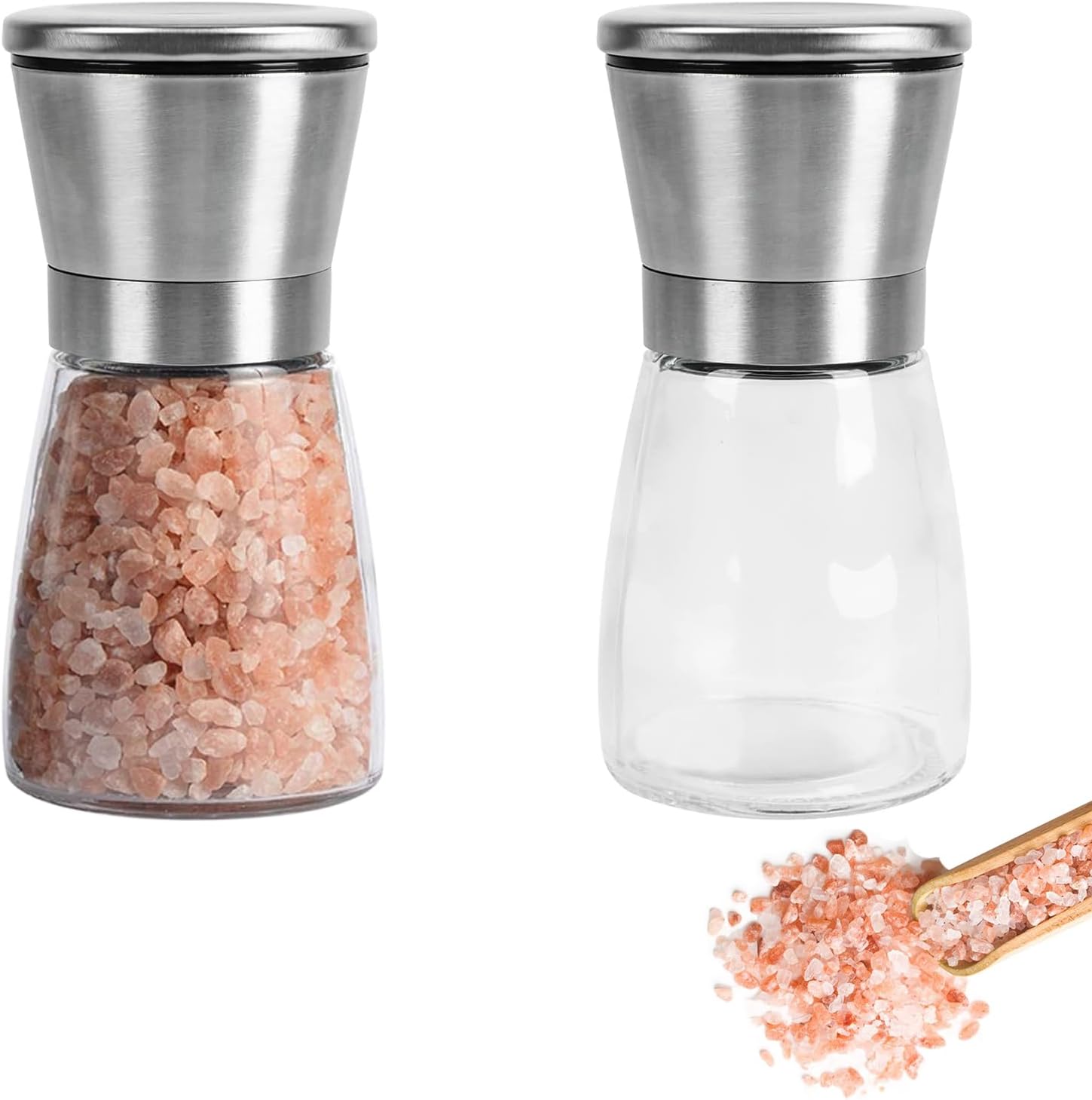 Set de 2 Moulin à épices en inox Vendos85 - Mathon