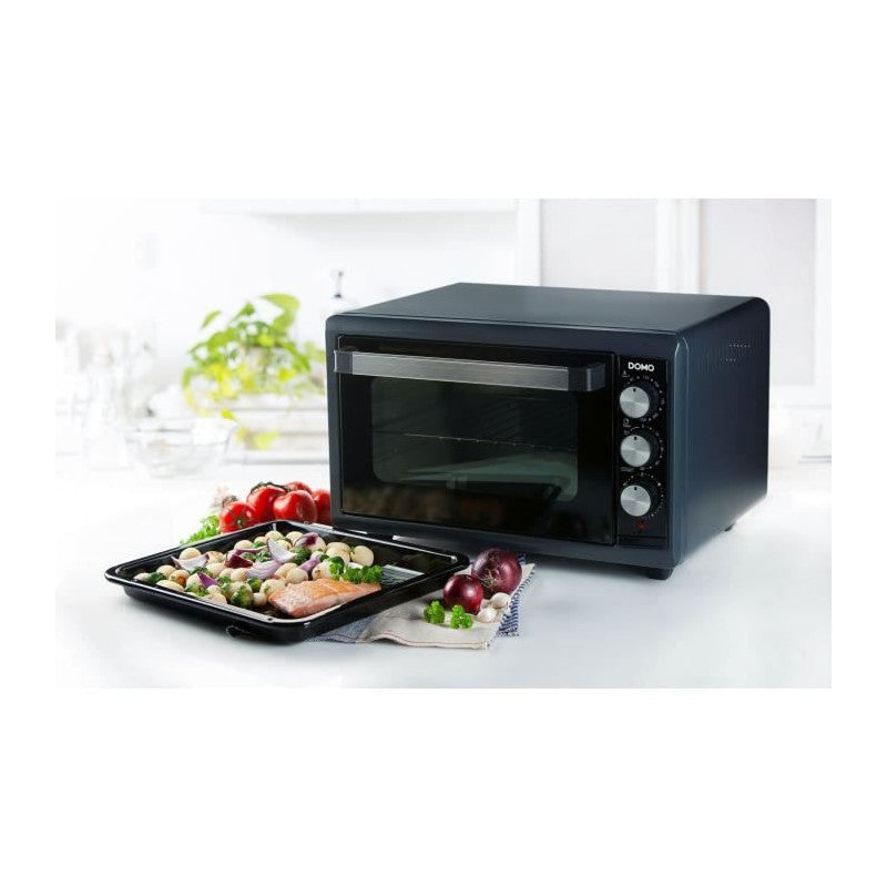 Mini four à convection - 38 l - noir - 1300 w Domo - Mathon - 2