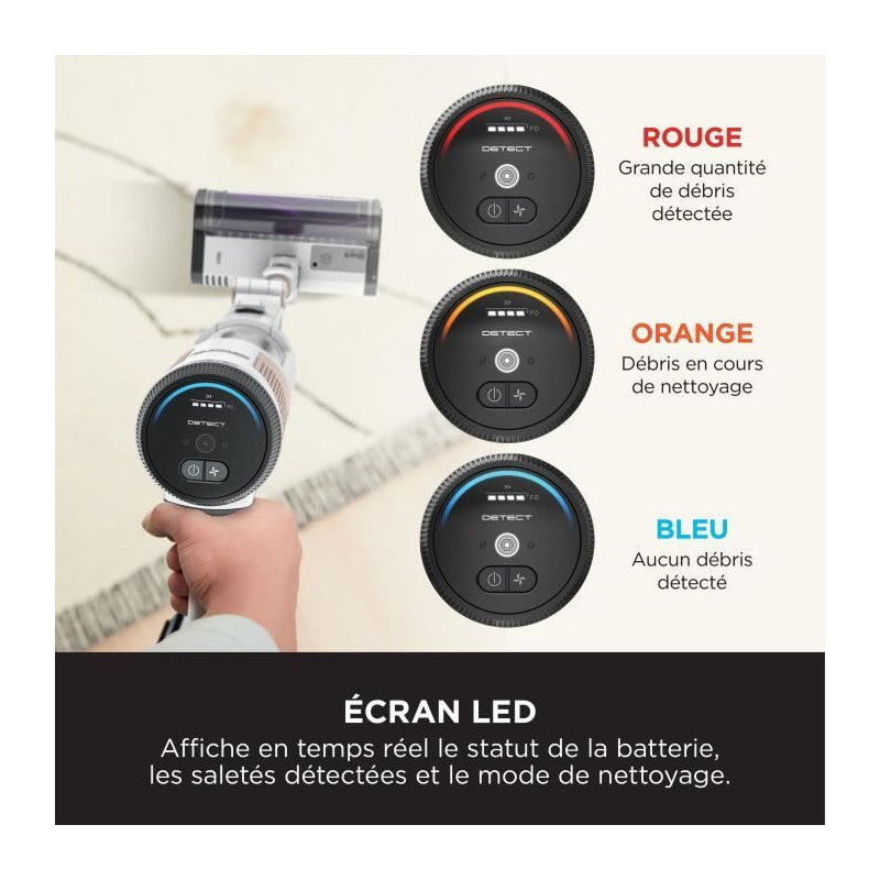 Iw3612eu - Aspirateur Balai Sans Fil - 240 W - Vidage Automatique 2 L - 4 Capteurs - 3 Modes D