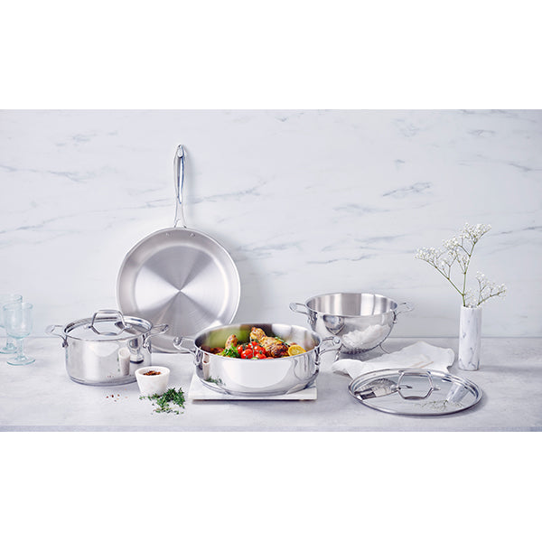 Sauteuse tout inox Chef 28 cm et couvercle Beka - Mathon - 3
