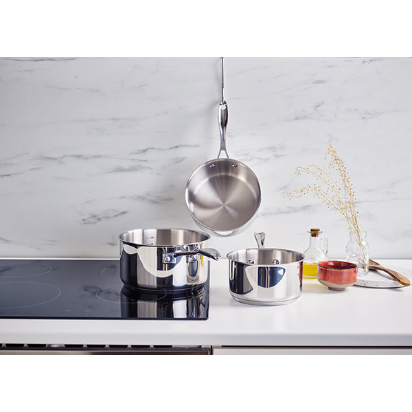 Set 3 casseroles inox Chef 16, 18 et 20 cm Beka - Mathon - 3