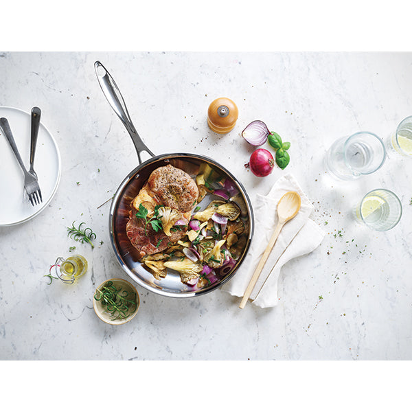 Sauteuse tout inox Chef 24 cm et couvercle Beka - Mathon - 3