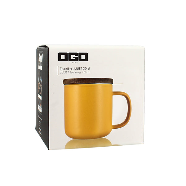 Tisanière mug Juliet en grès jaune 300 ml Ogo - Mathon - 4