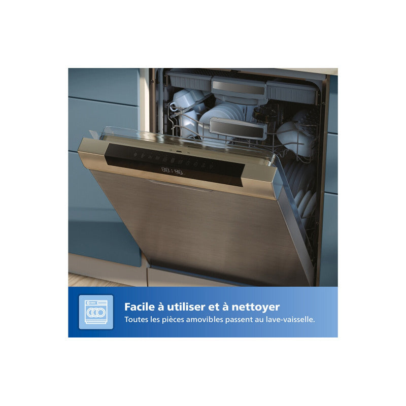 Friteuse Sans Huile   Na332 00 Serie 3000 6,2l Noir Philips - Mathon - 6