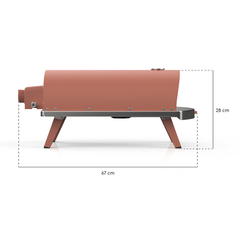 Four à Pizza PIANA à gaz Terracotta Ziipa - Mathon - 7