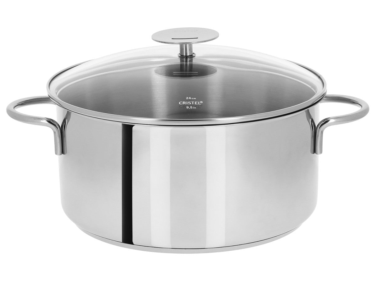 Faitout inox Mutine fixe 26cm Cristel - Mathon - 1