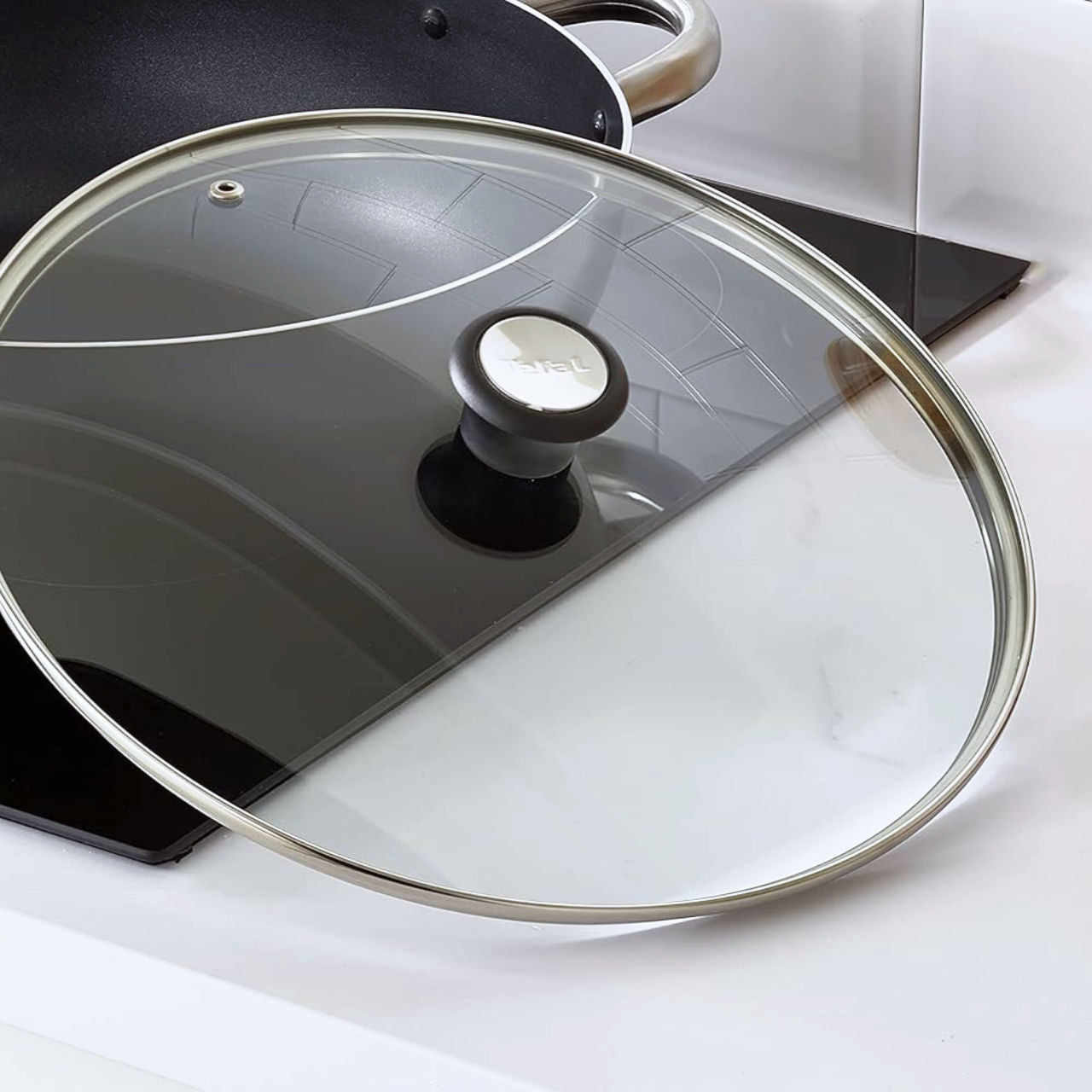 Couvercle en verre avec régulateur de vapeur 30cm Tefal - Mathon - 2