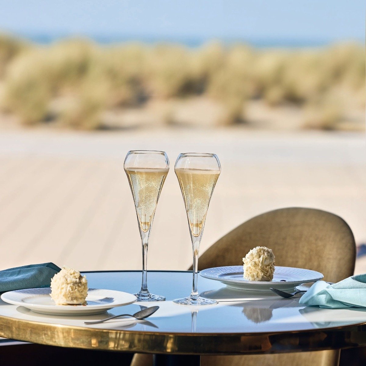 6 flûtes à Champagne Open