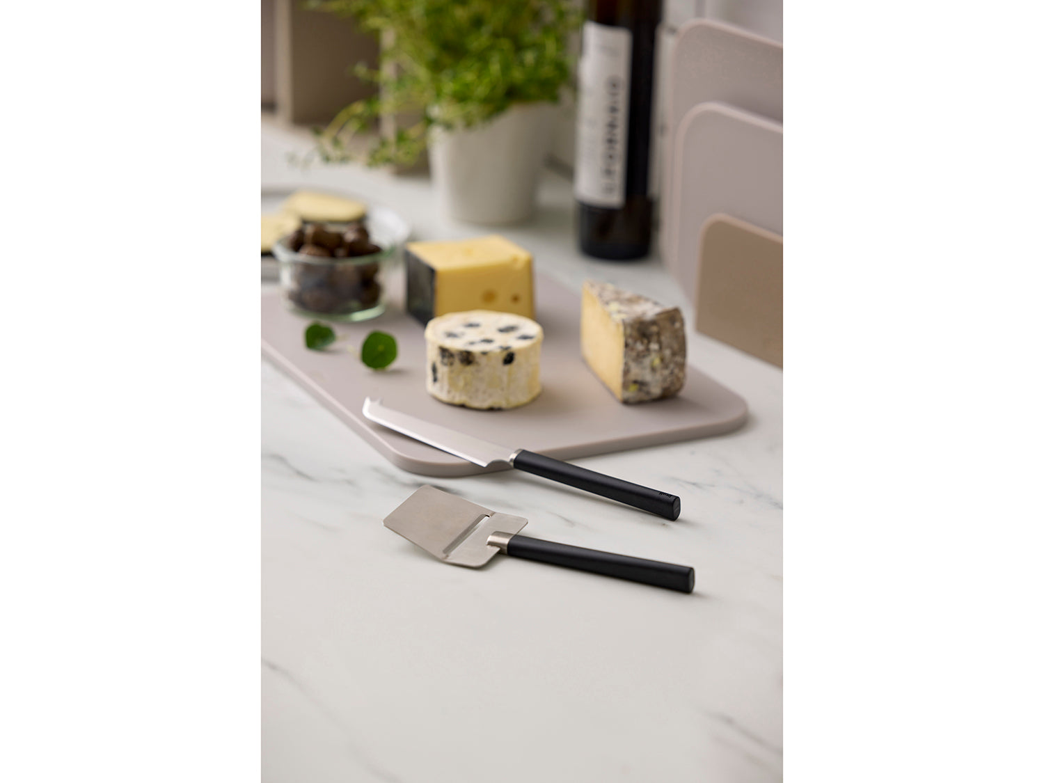 Service à fromage 2 pièces EMMA Noir Rosti - Mathon - 2